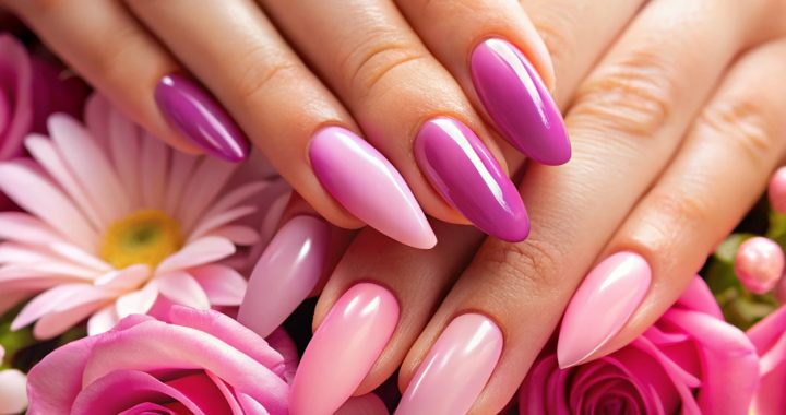 French tip nails and soft glam makeup 2026